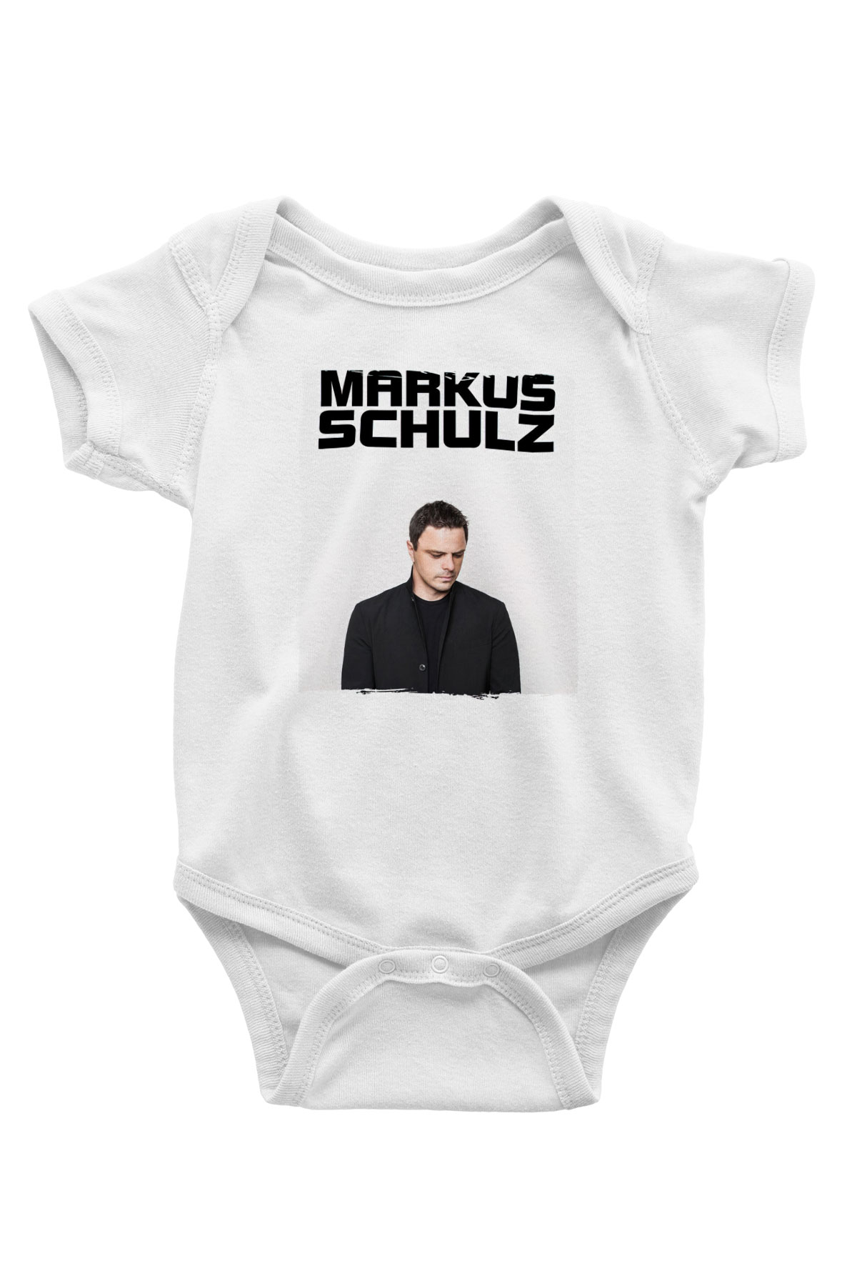 Markus Schulz Beyaz Bebek Body - Zıbın