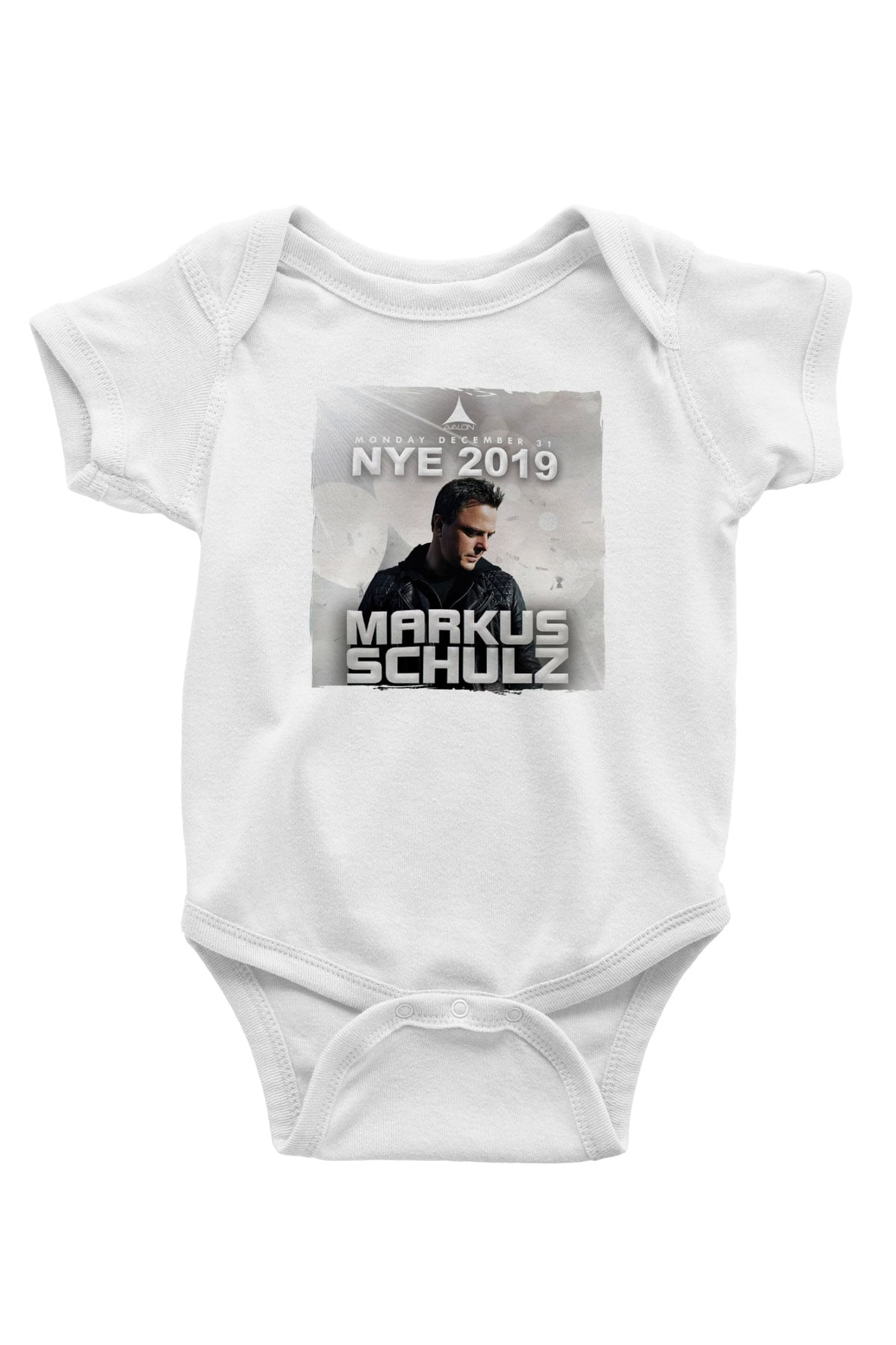 Markus Schulz Beyaz Bebek Body - Zıbın