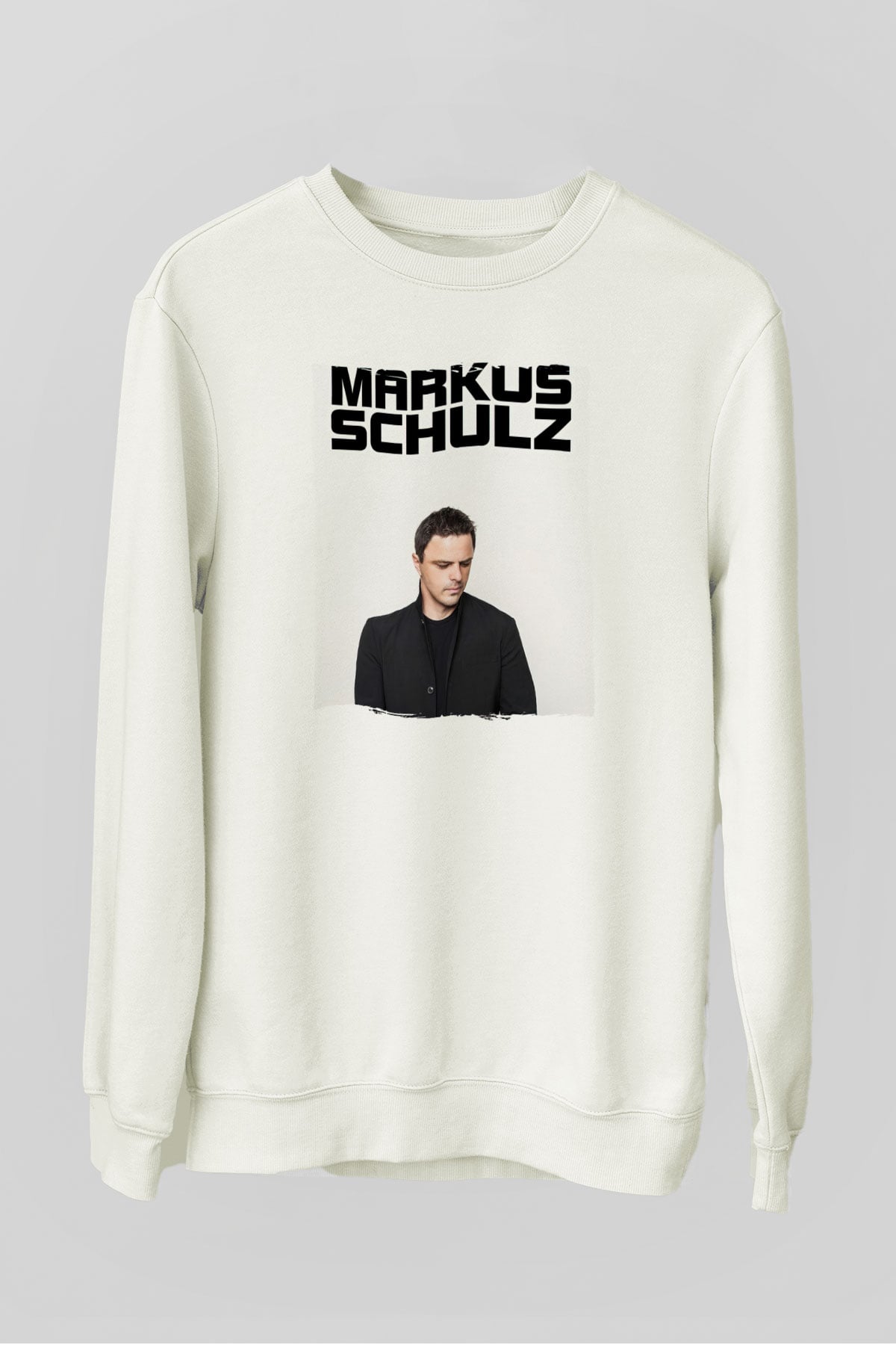Markus Schulz Beyaz Unisex Sweatshirt