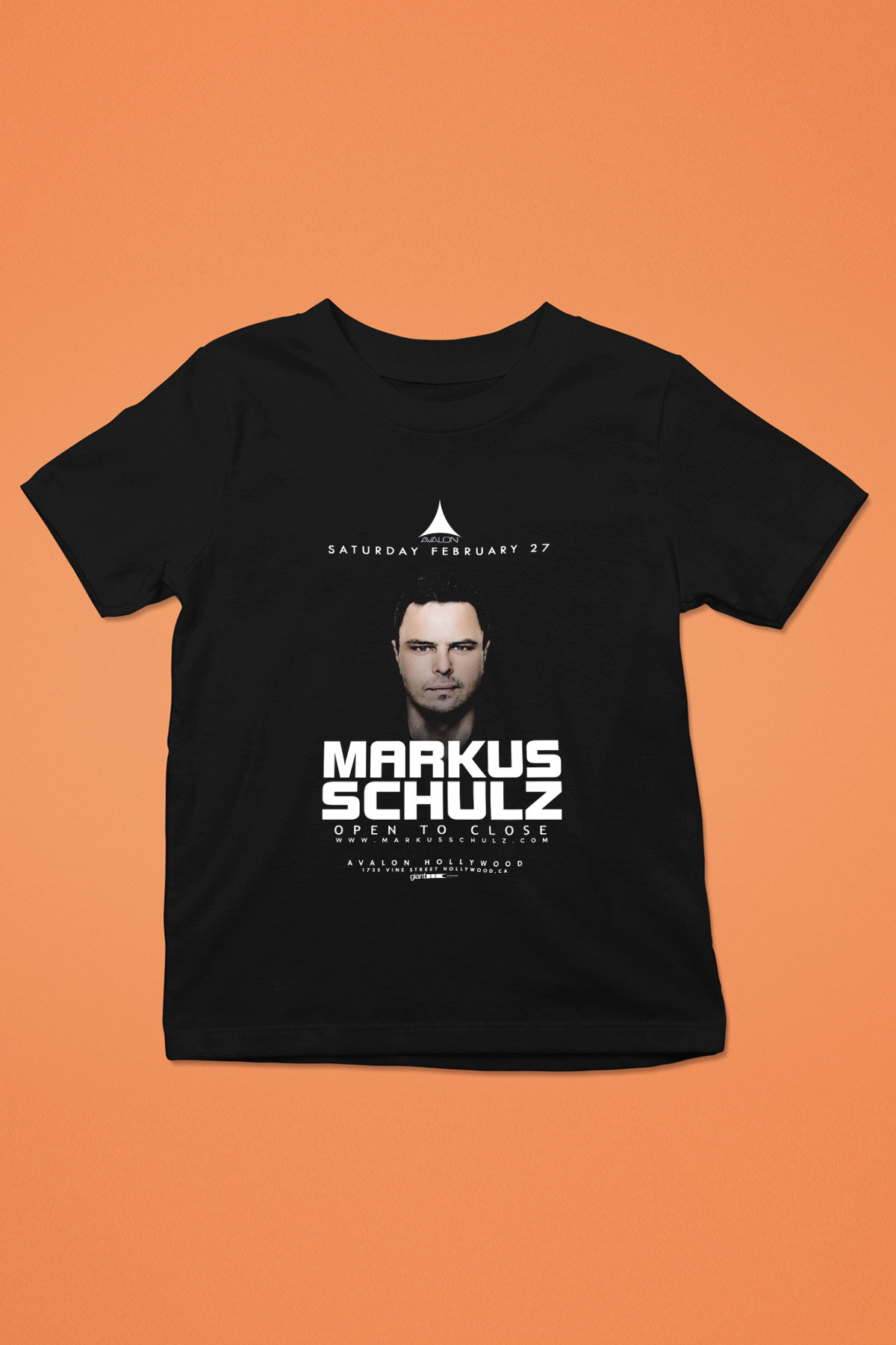 Markus Schulz Siyah Unisex Çocuk Tişört