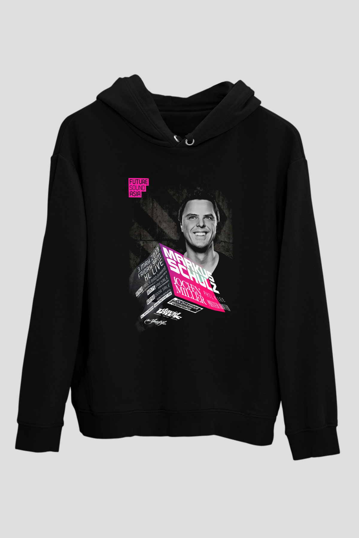 Markus Schulz Siyah Unisex Hoodie
