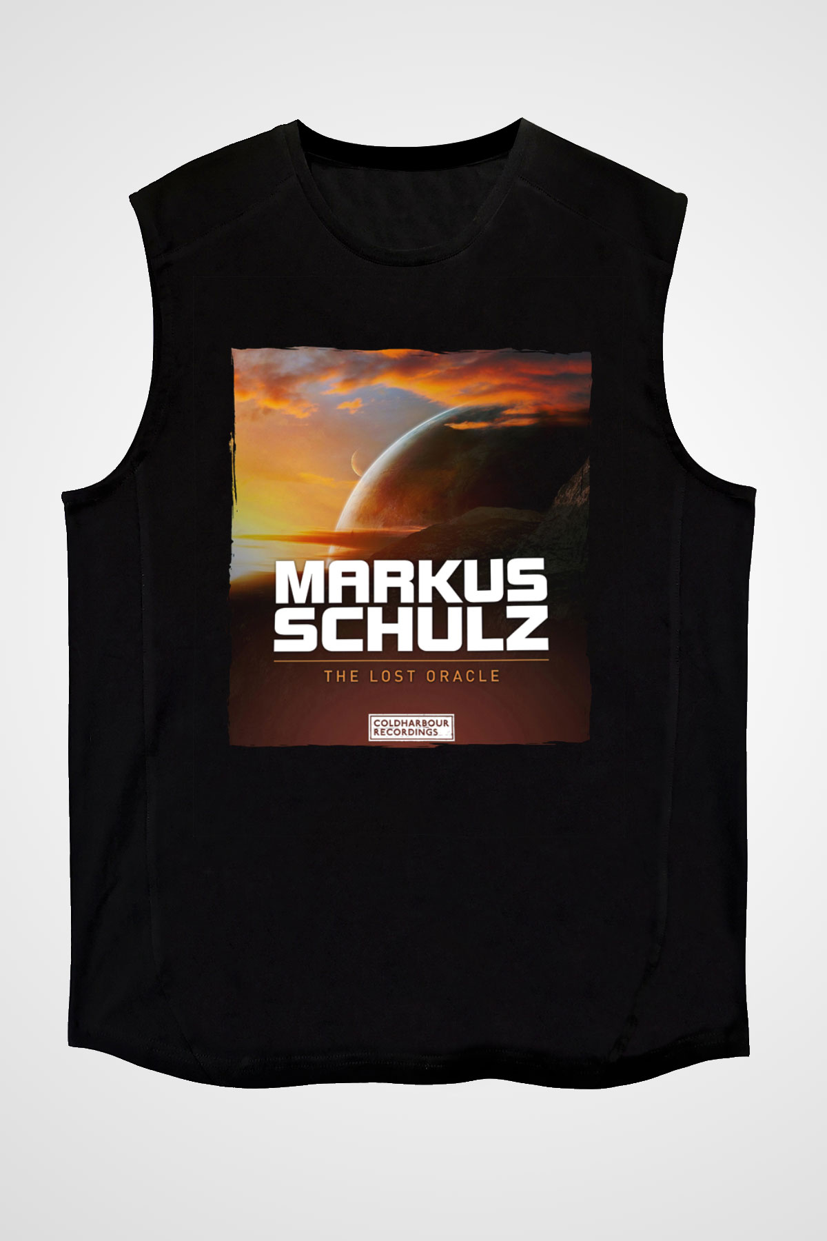 Markus Schulz Siyah Unisex Kolsuz Tişört