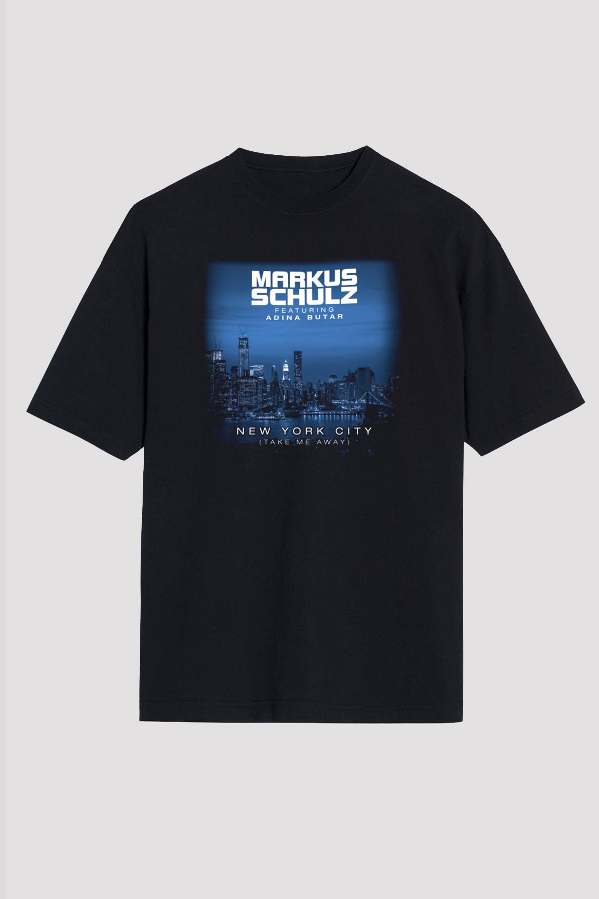 Markus Schulz Siyah Unisex Oversize Tişört T-Shirt