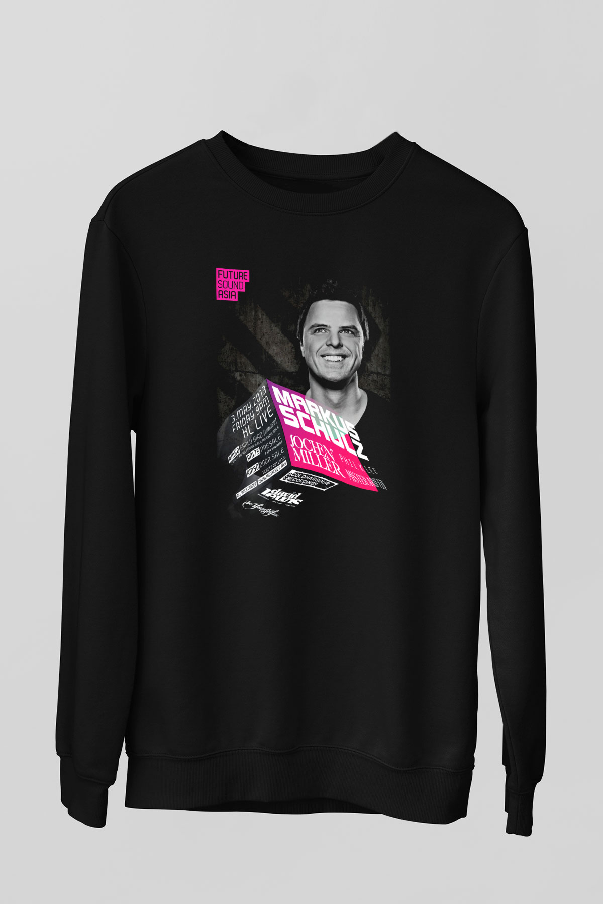Markus Schulz Siyah Unisex Sweatshirt
