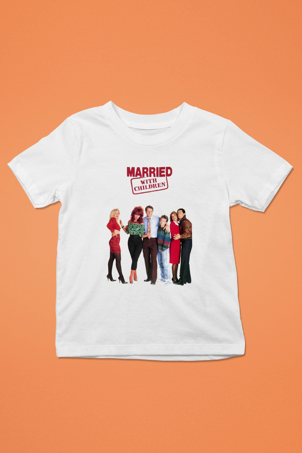 Married with Children Baskılı Beyaz Unisex Çocuk Tişört