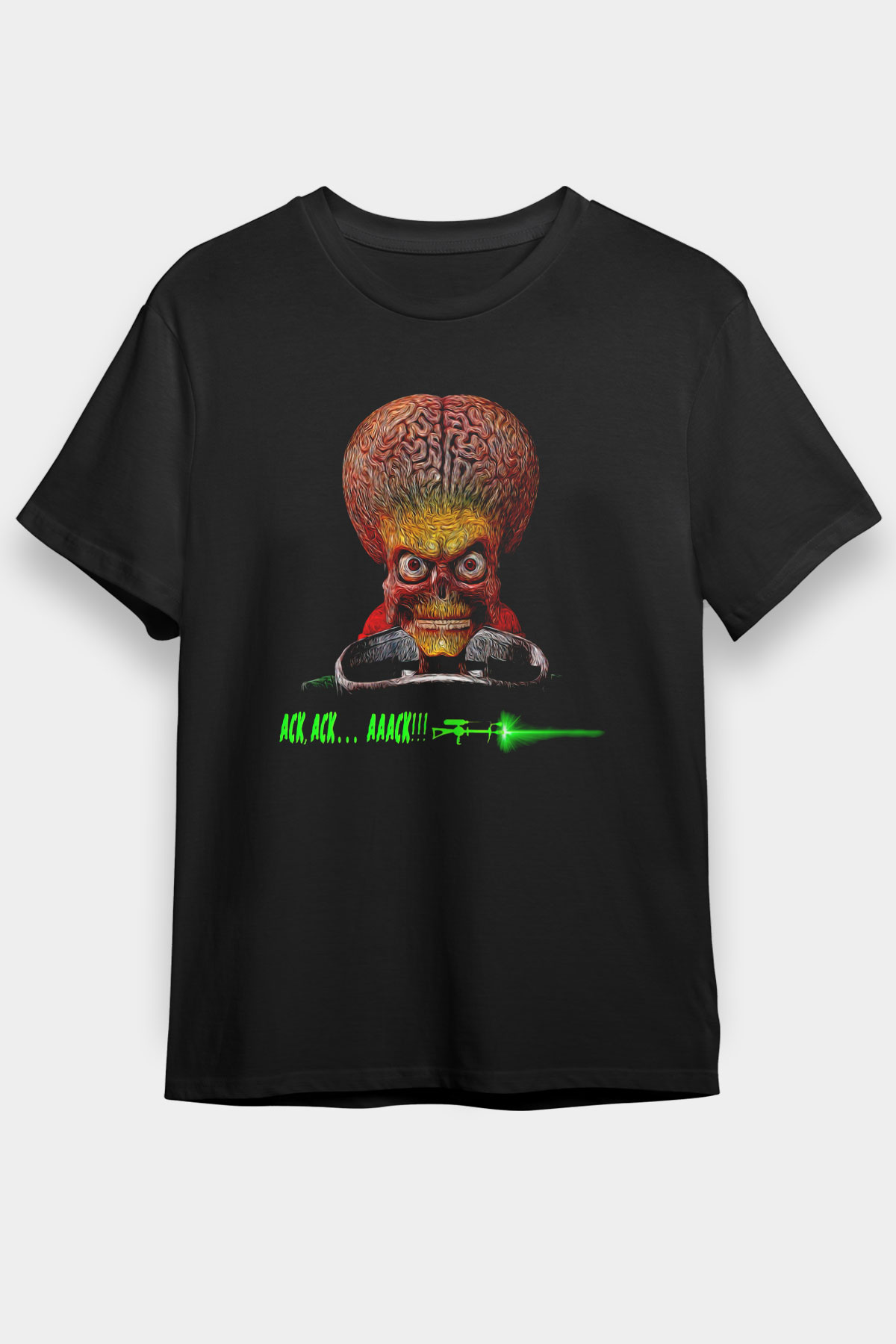 Mars Attacks Black Unisex Graphic Tee - STREETWEAR