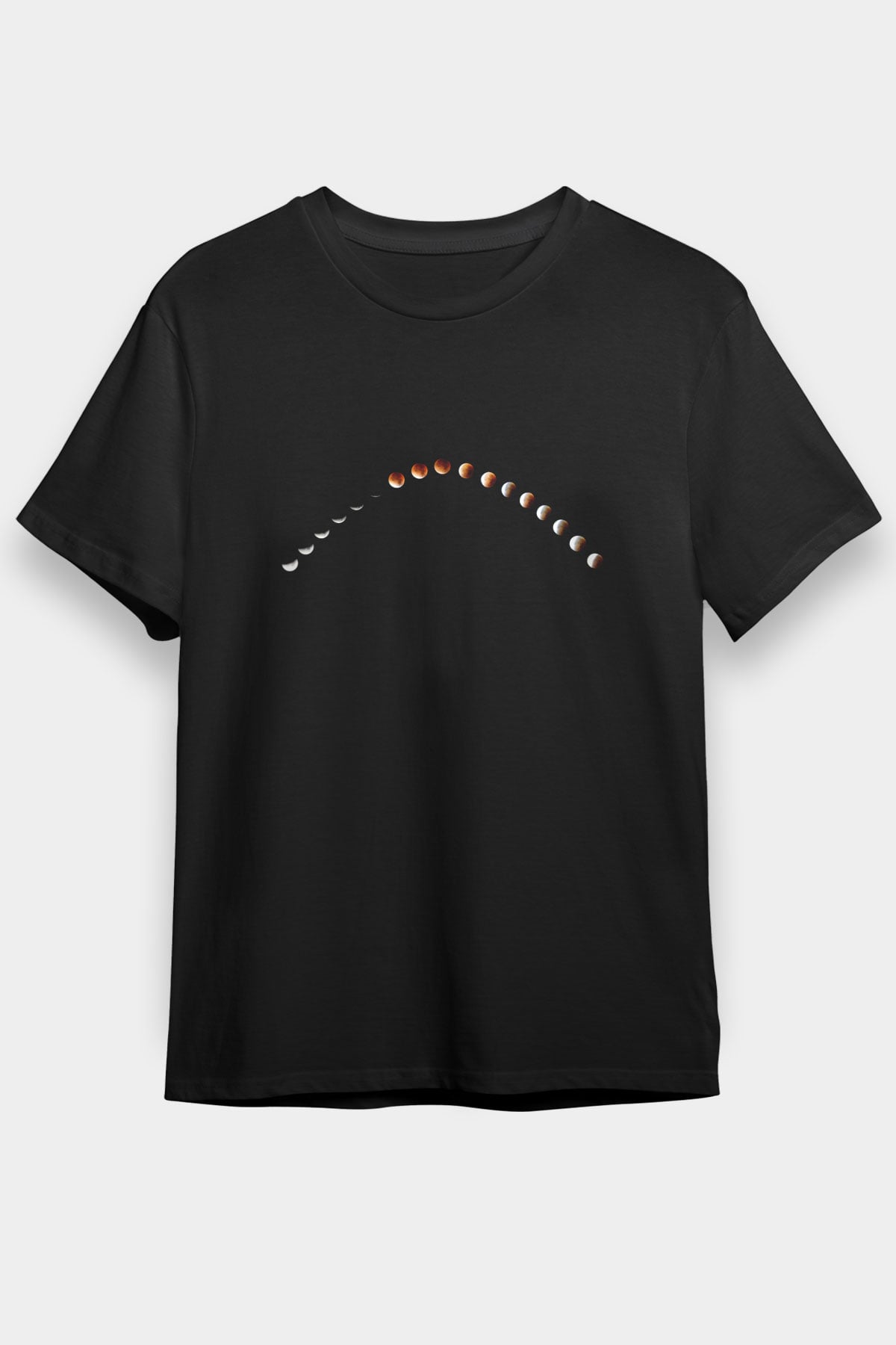 Mars Siyah Unisex Tişört T-Shirt - TişörtFabrikası