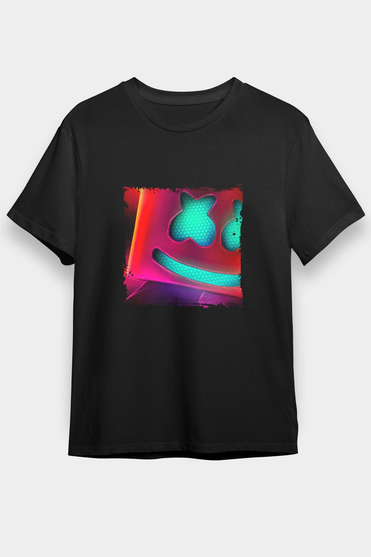 Marshmello Unisex Black Graphic Tee - STREETWEAR