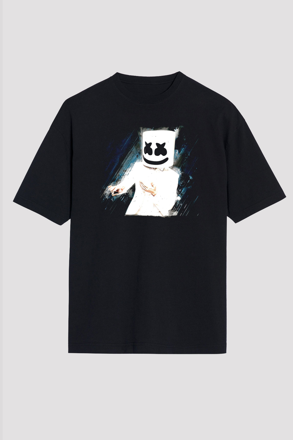 Marshmello Siyah Unisex Tişört T-Shirt - TişörtFabrikası
