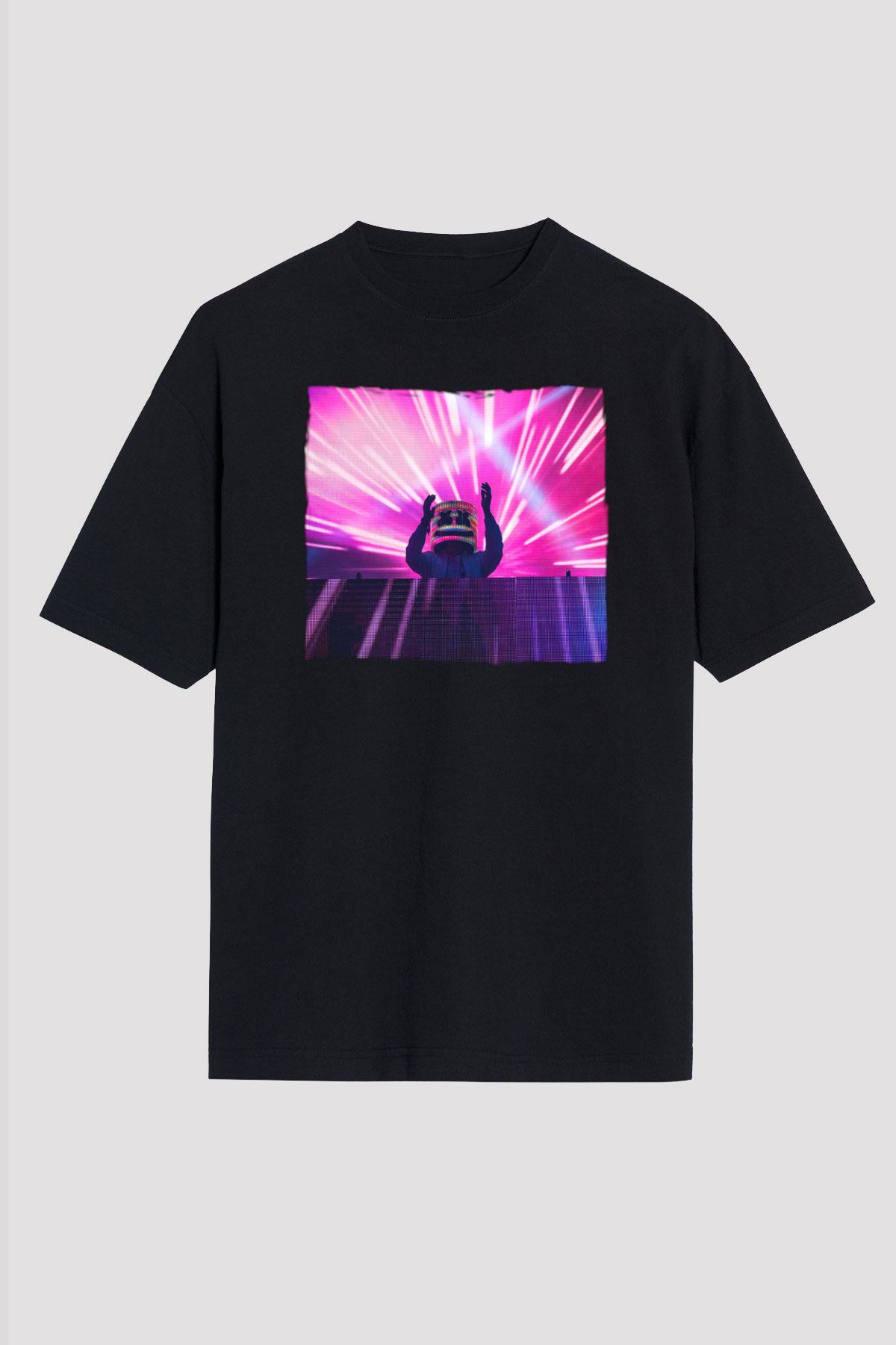Marshmello Siyah Unisex Tişört T-Shirt - TişörtFabrikası
