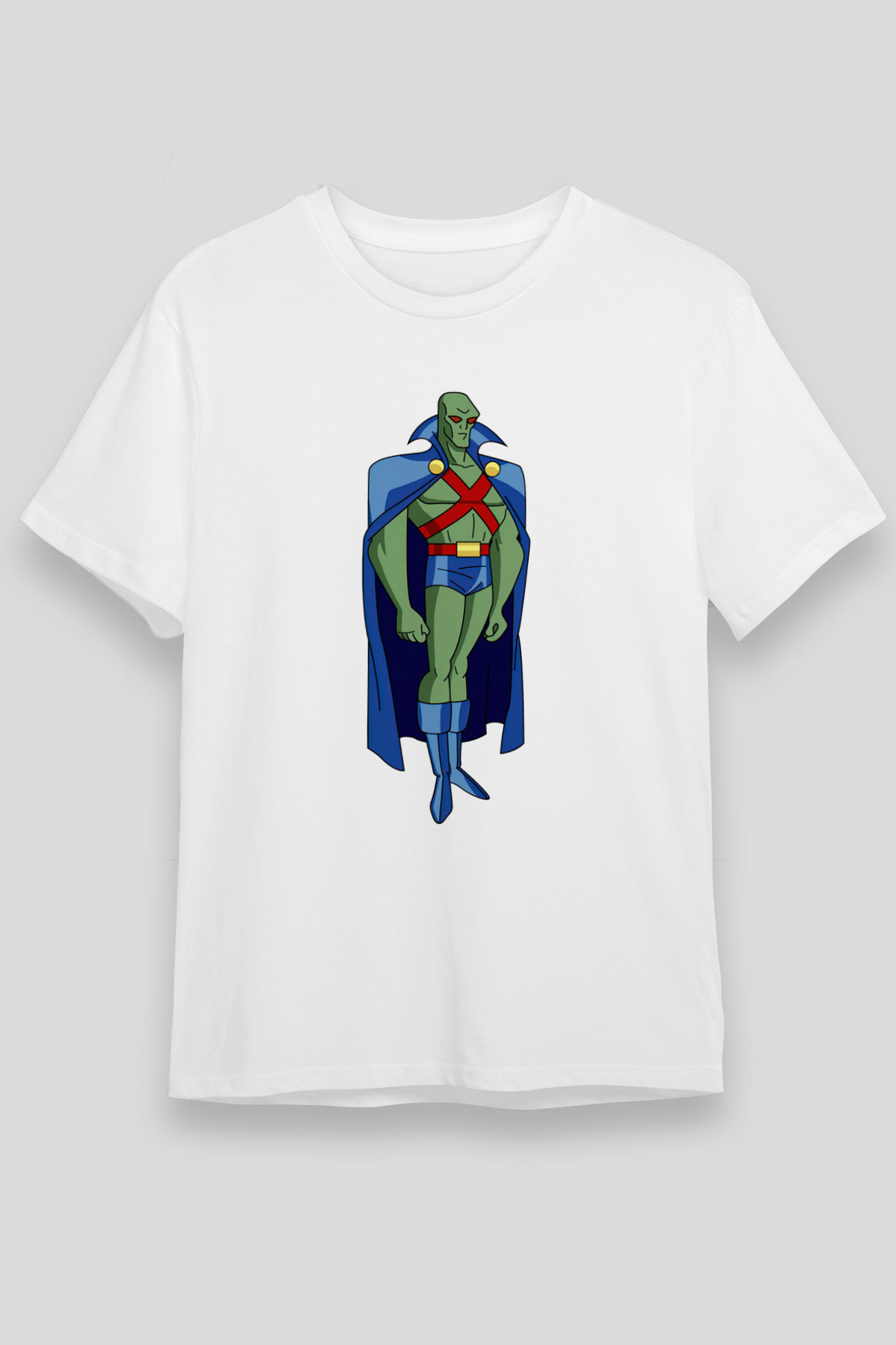 Martian Manhunter White Unisex Graphic Tee - STREETWEAR