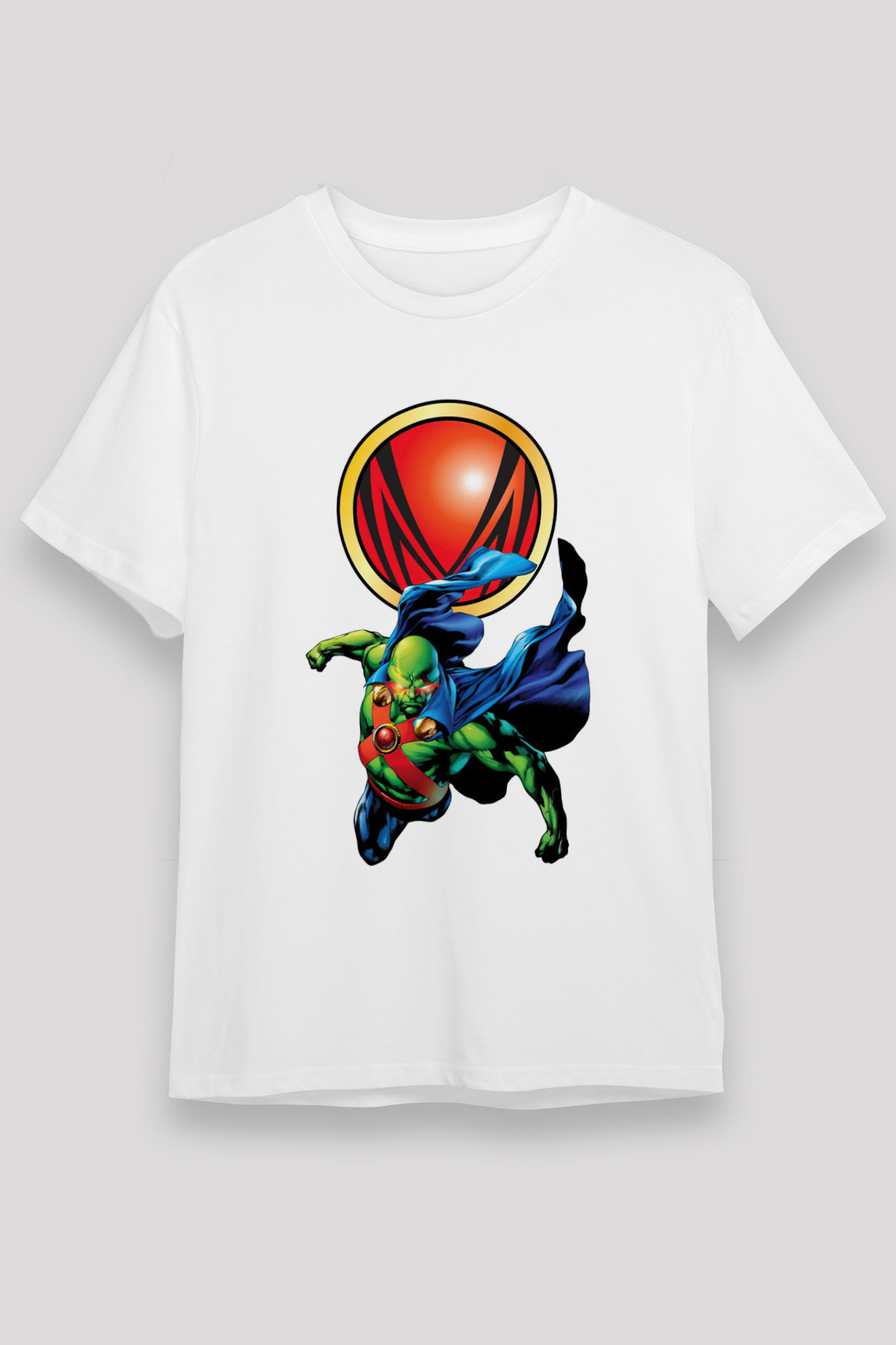 Martian Manhunter White Unisex Graphic Tee - STREETWEAR