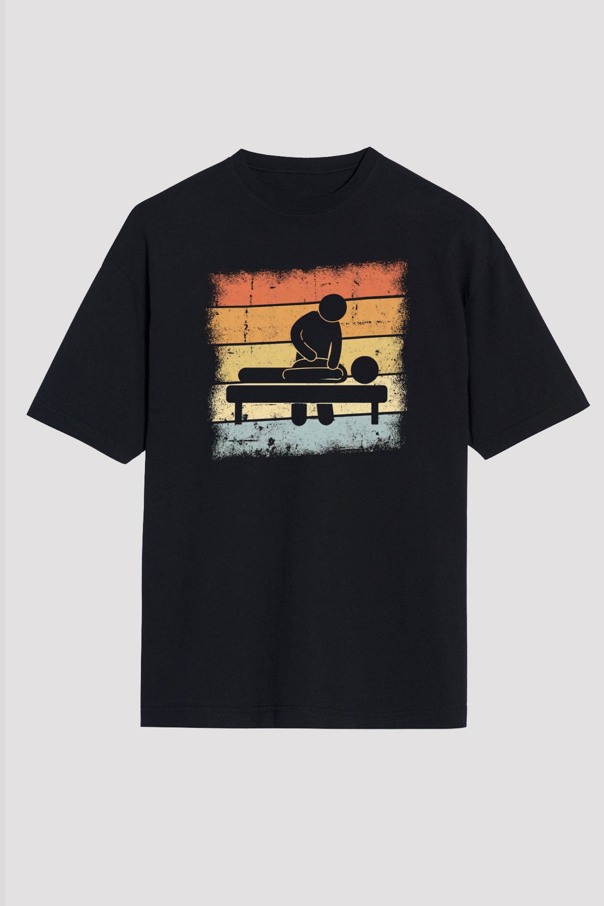Masör Siyah Unisex Tişört T-Shirt - TişörtFabrikası