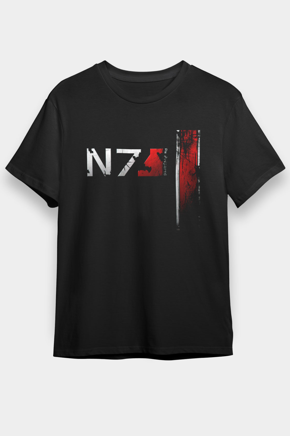 Mass Effect Siyah Unisex Tişört T-Shirt