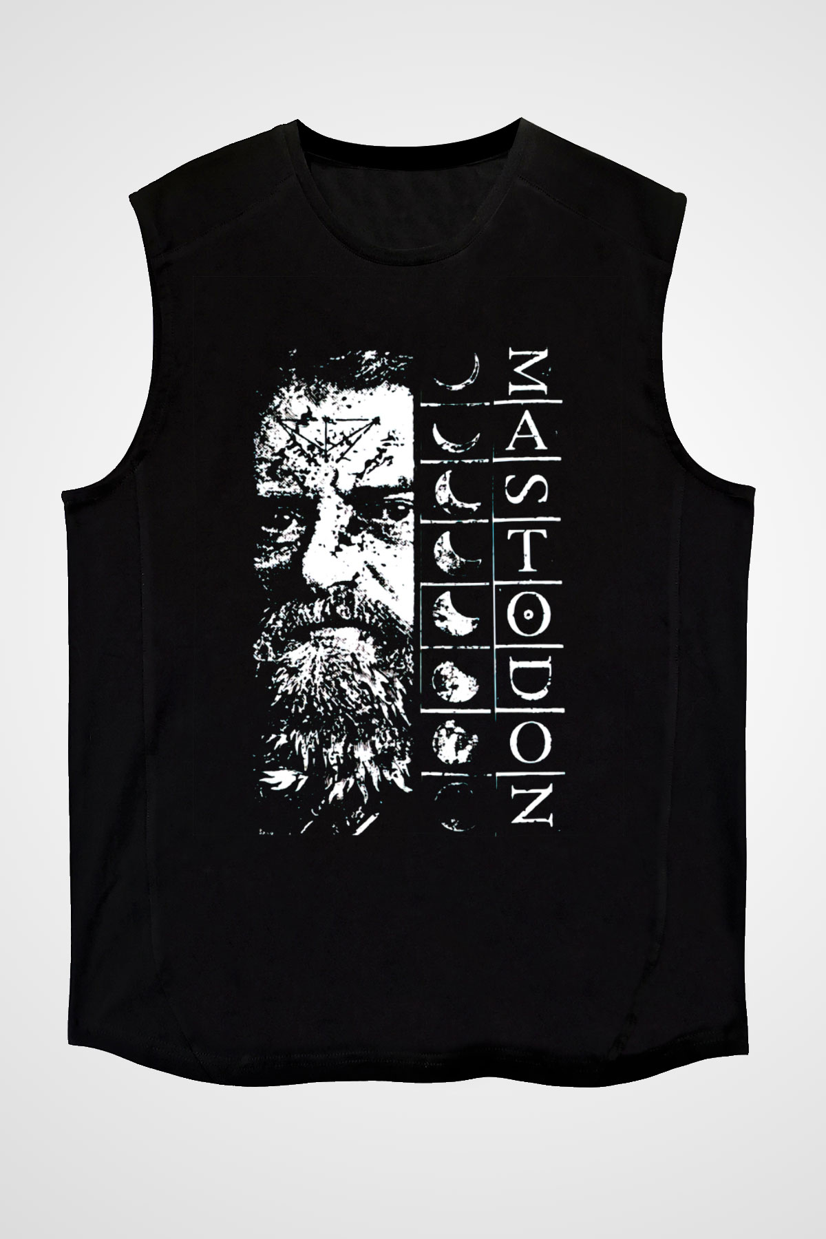 Mastodon Siyah Unisex Kolsuz Tişört