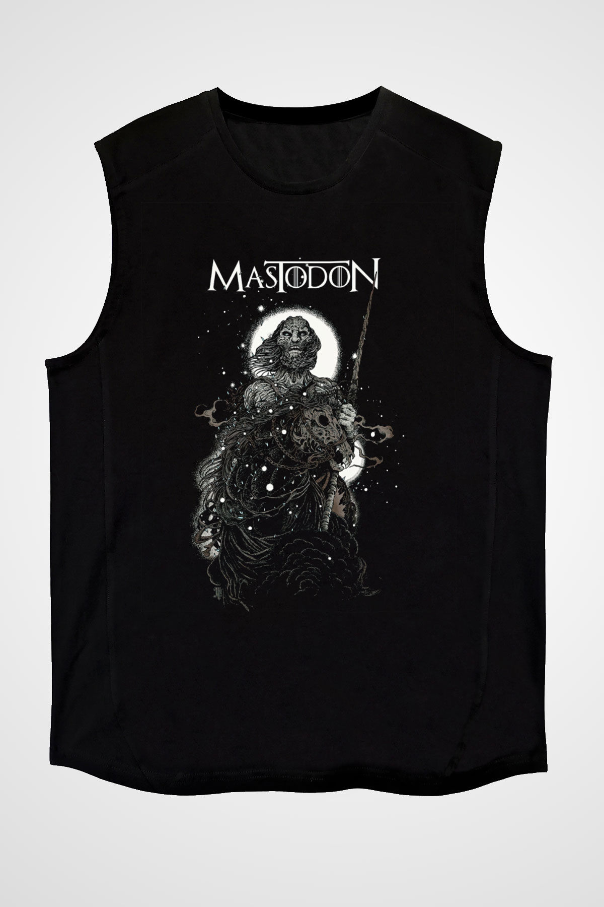 Mastodon Siyah Unisex Kolsuz Tişört