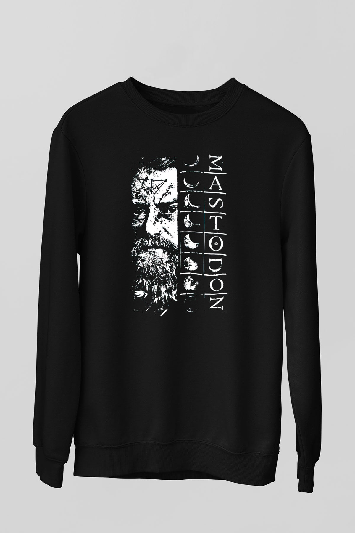 Mastodon Siyah Unisex Sweatshirt