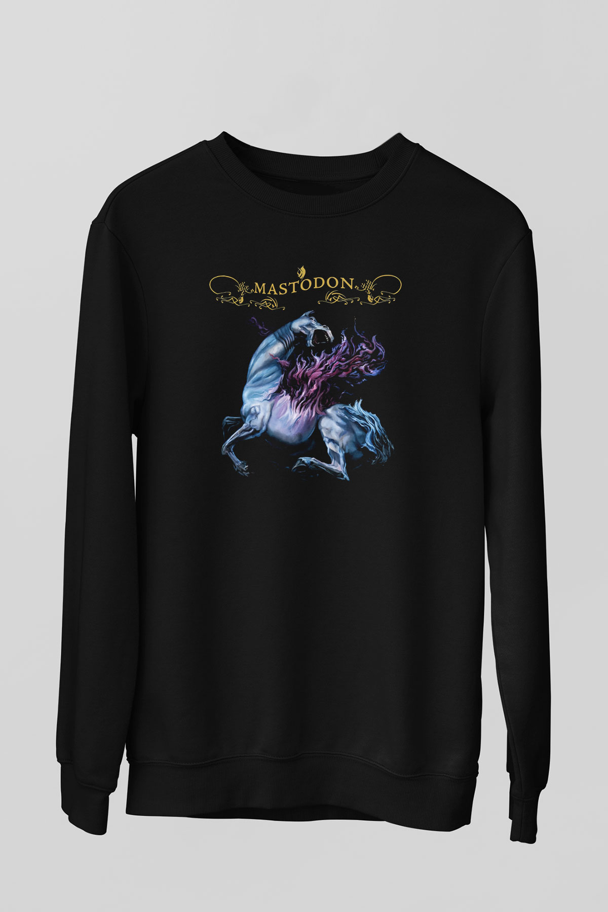 Mastodon Siyah Unisex Sweatshirt
