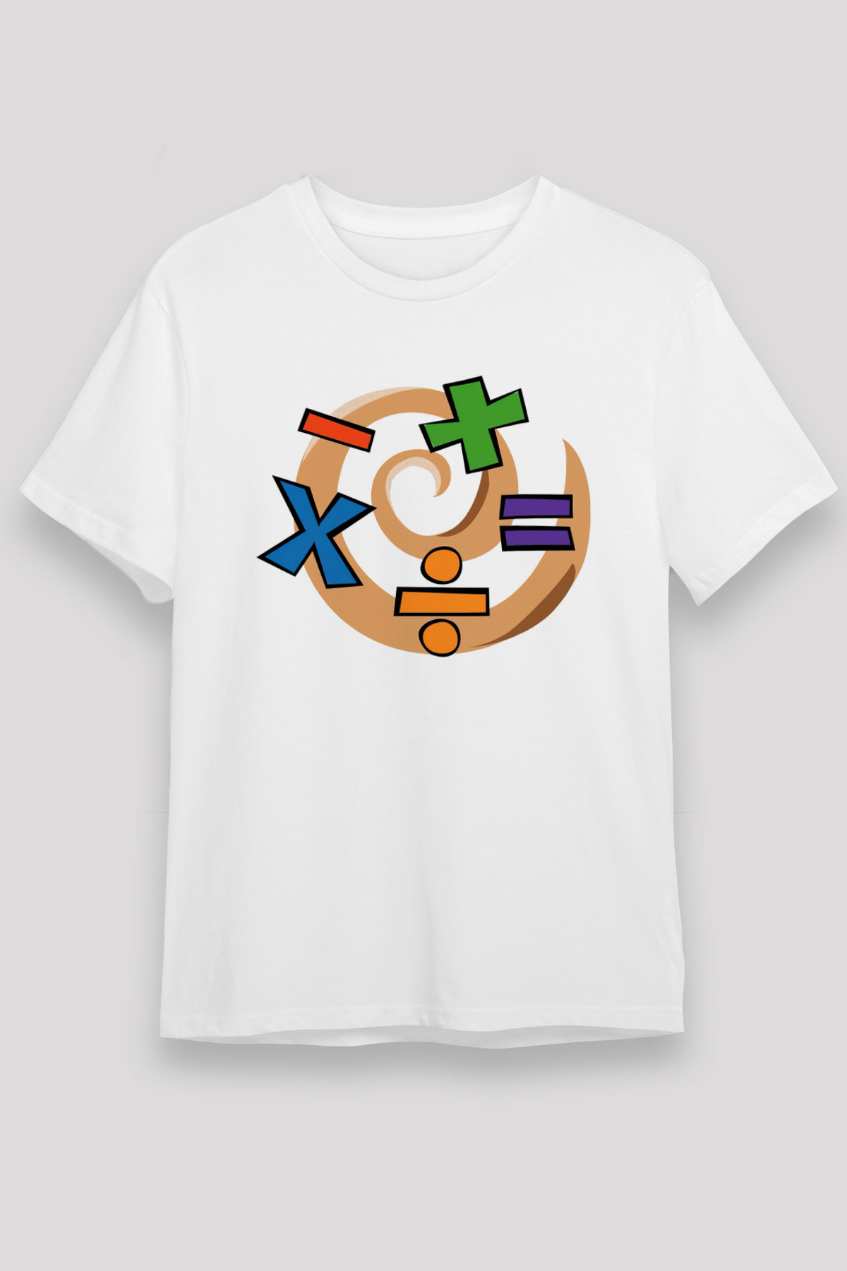 Matematikçi Beyaz Unisex Tişört T-Shirt - TişörtFabrikası