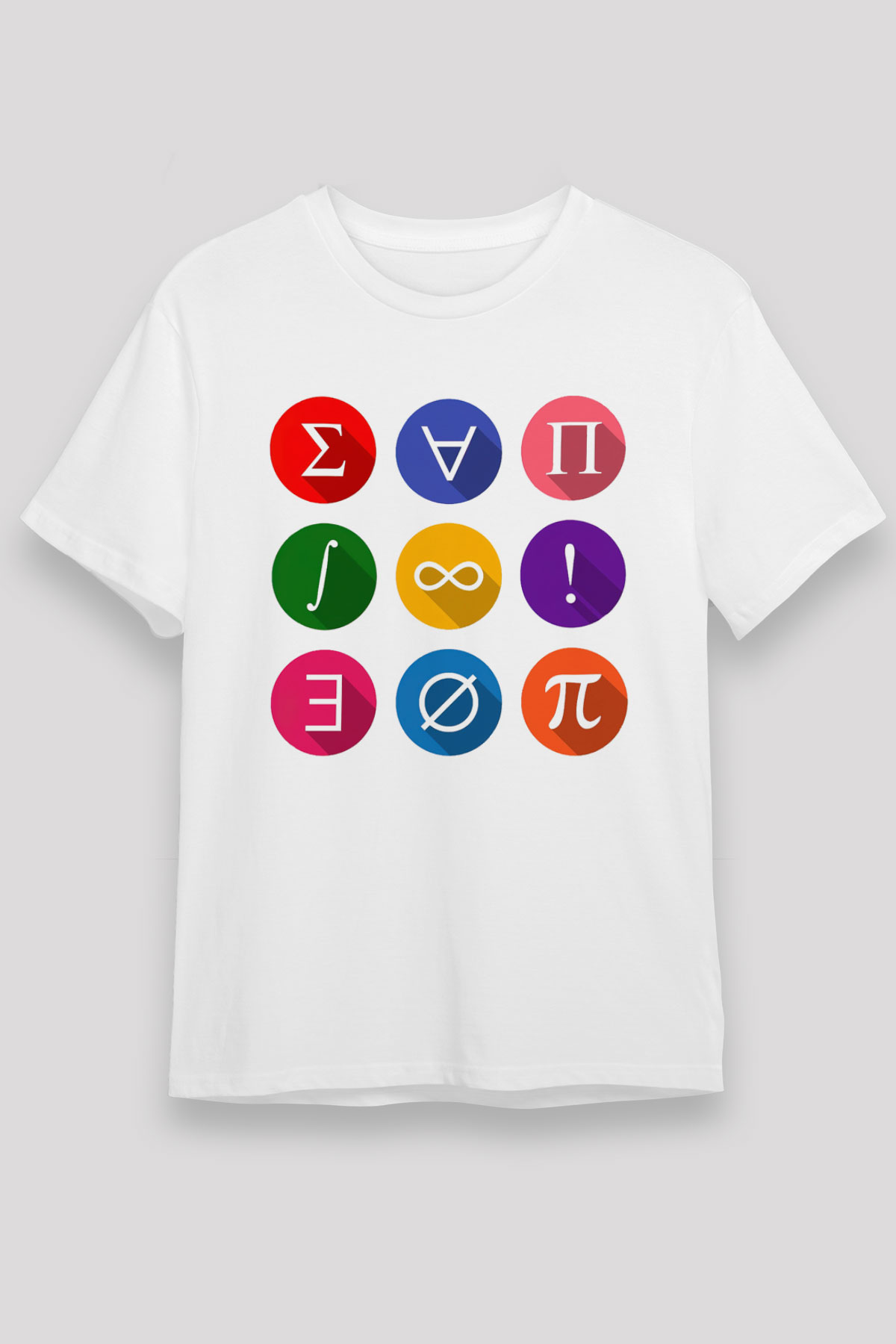 Matematikçi Beyaz Unisex Tişört T-Shirt - TişörtFabrikası