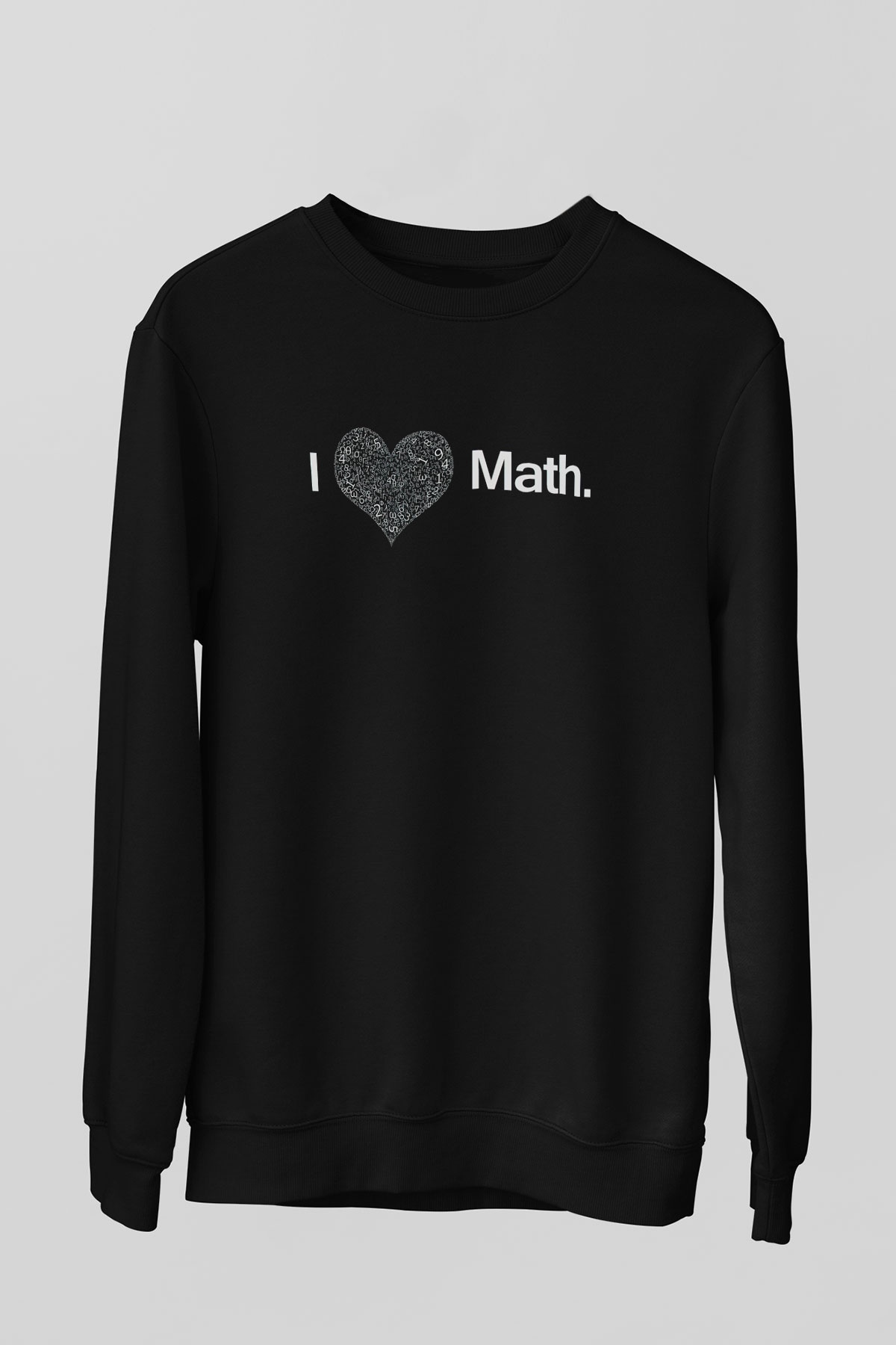 Matematikçi Siyah Unisex Sweatshirt