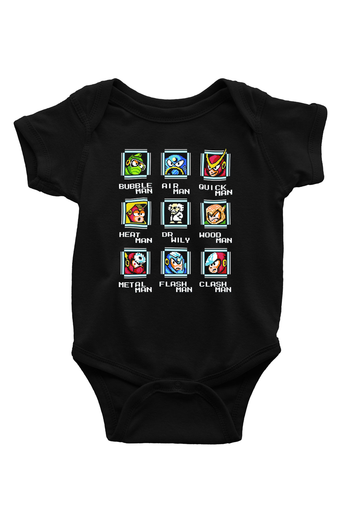 Mega Man Siyah Bebek Body - Zıbın