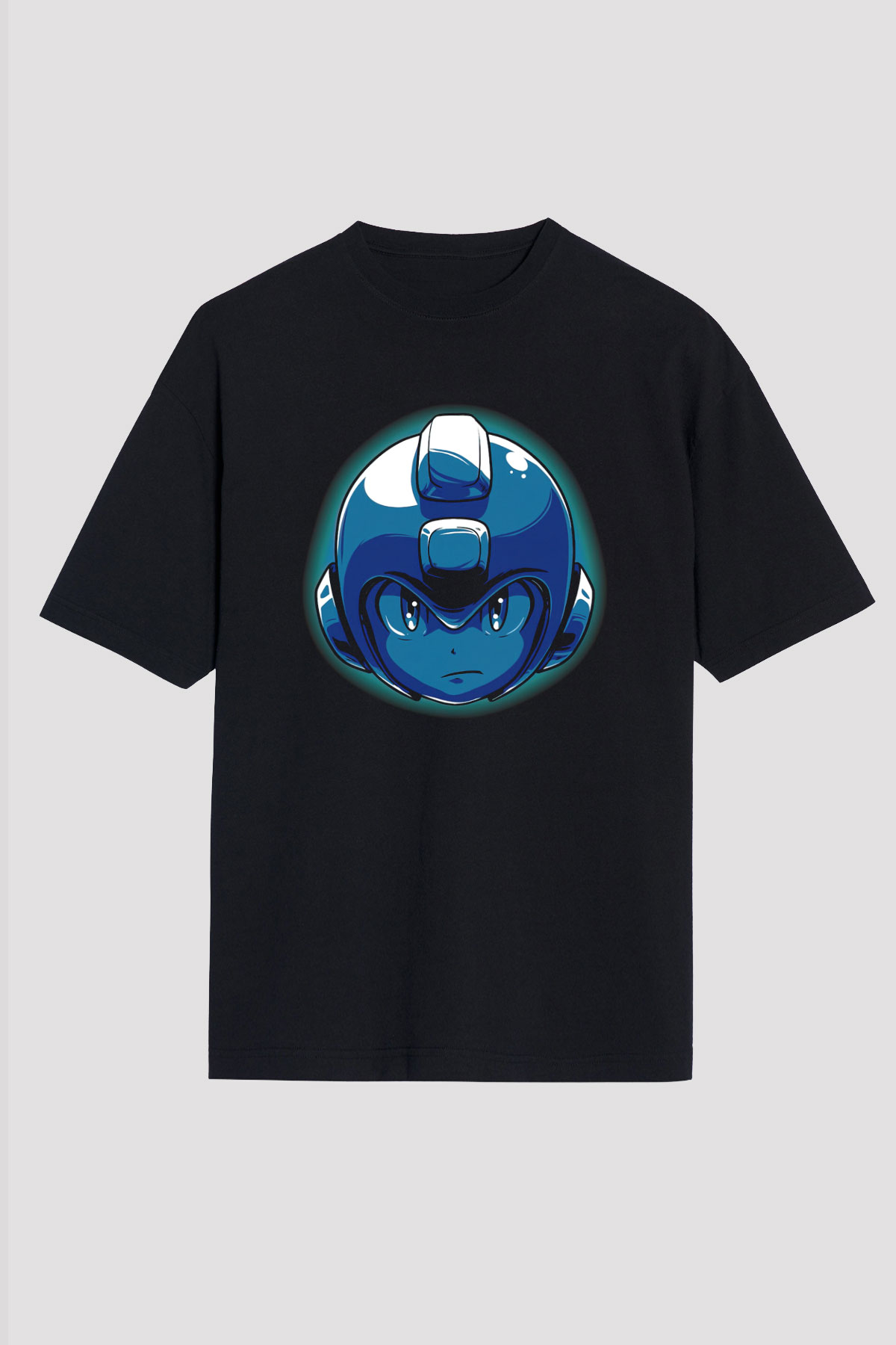 Mega Man Siyah Unisex Tişört