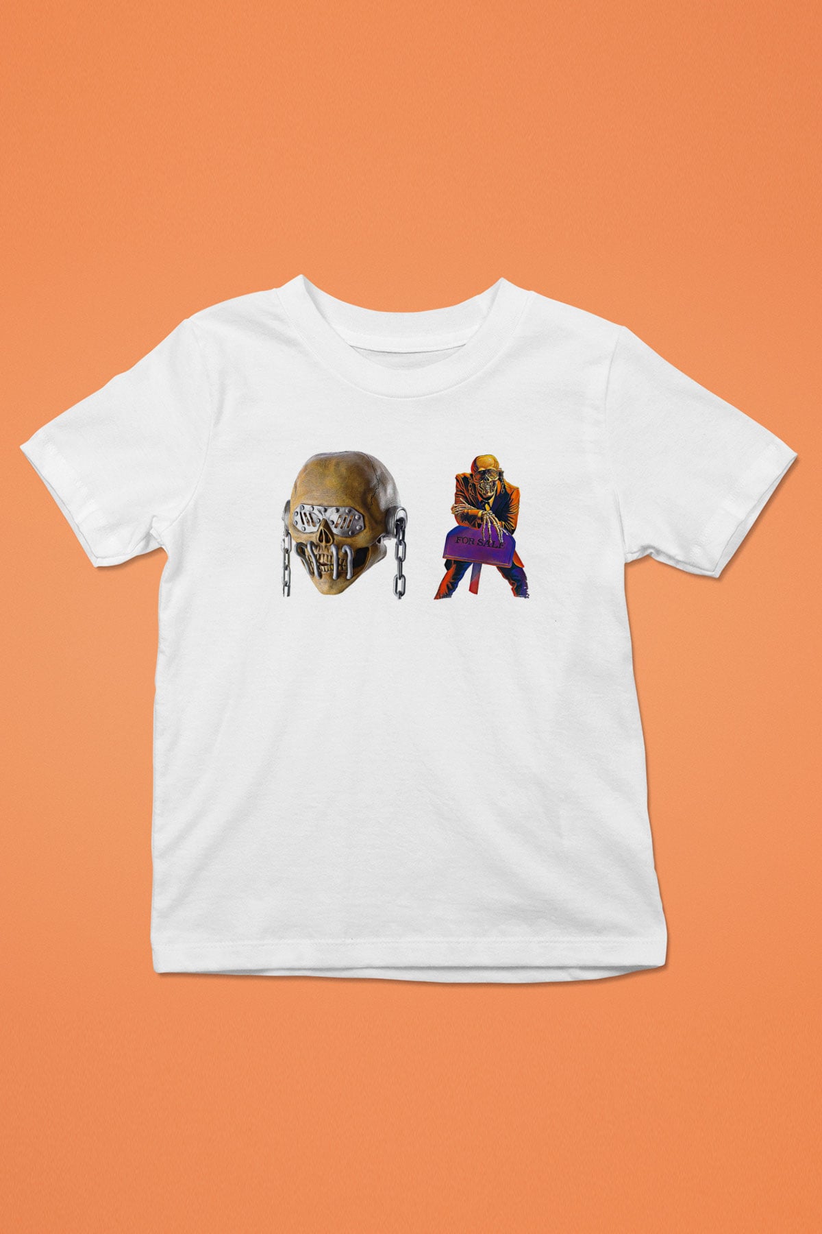 Megadeth Baskılı Beyaz Unisex Beyaz Çocuk Tişört - Tshirt
