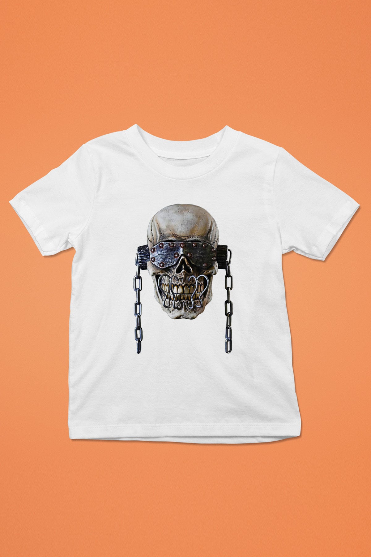 Megadeth Baskılı Beyaz Unisex Beyaz Çocuk Tişört - Tshirt