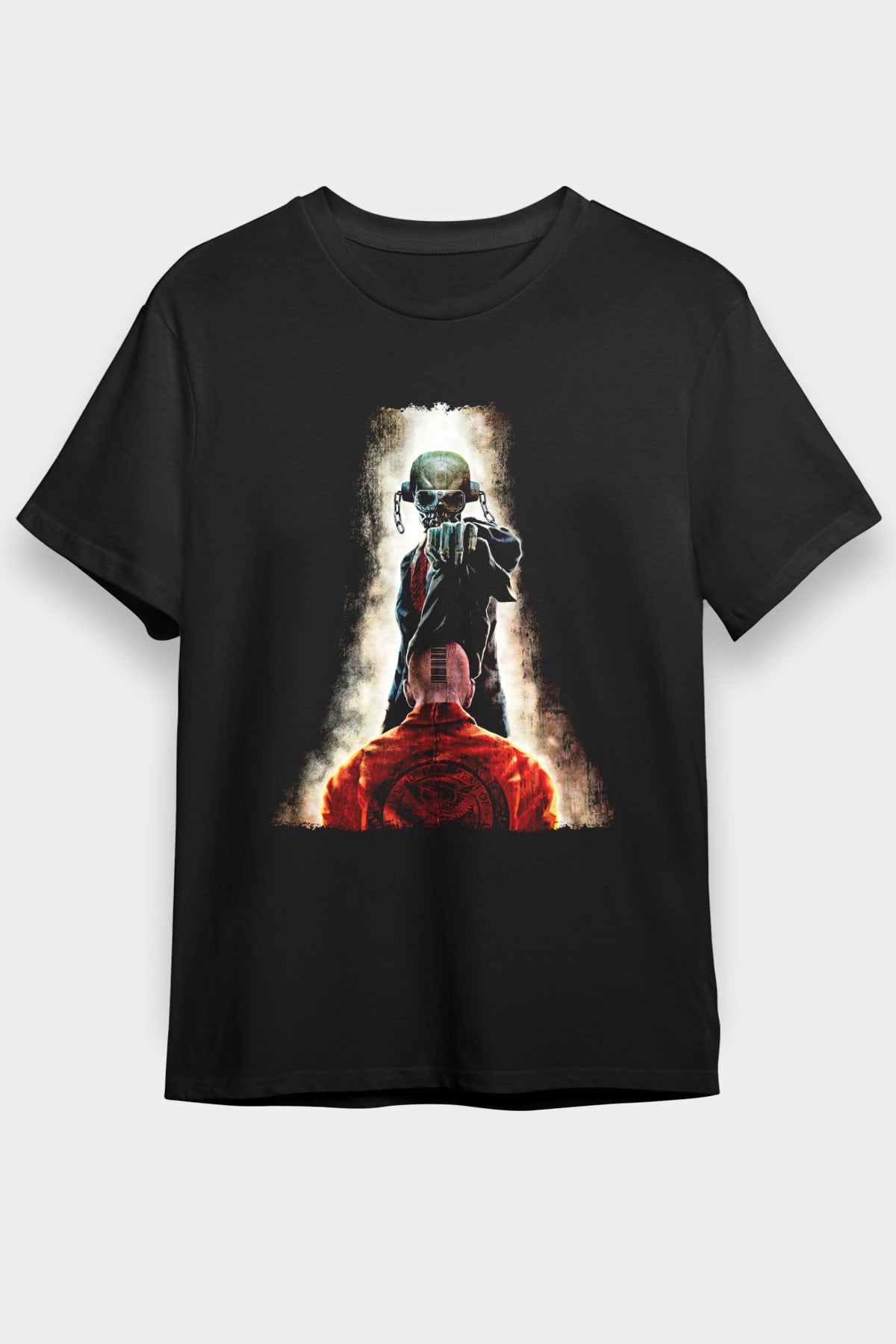 Megadeth Baskılı Unisex Siyah Tişört - Tshirt