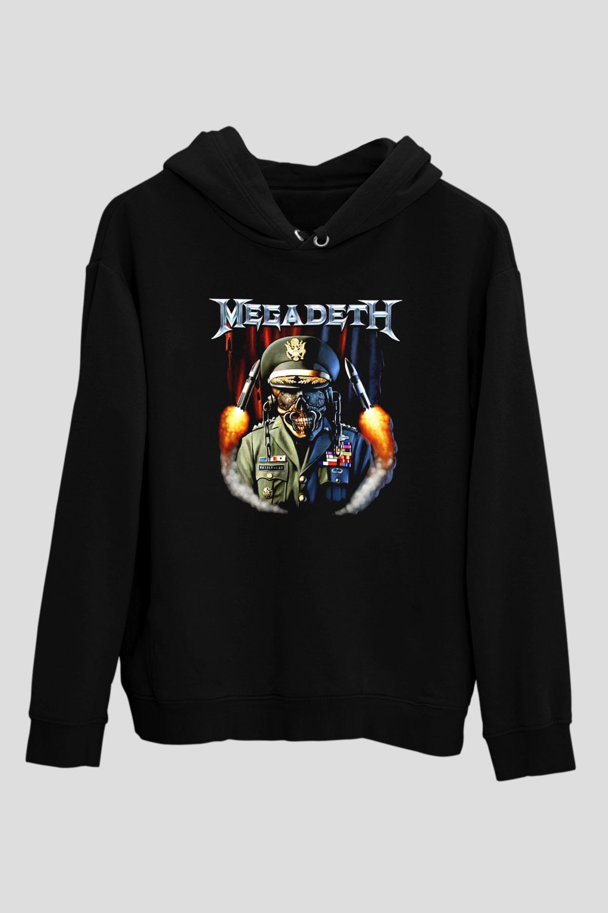 Megadeth Siyah Unisex Hoodie