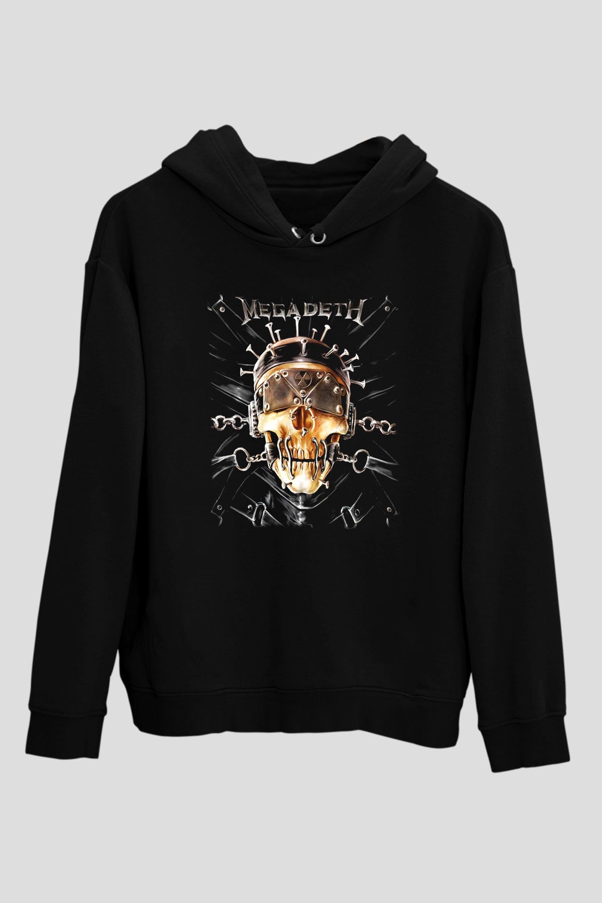 Megadeth Siyah Unisex Hoodie