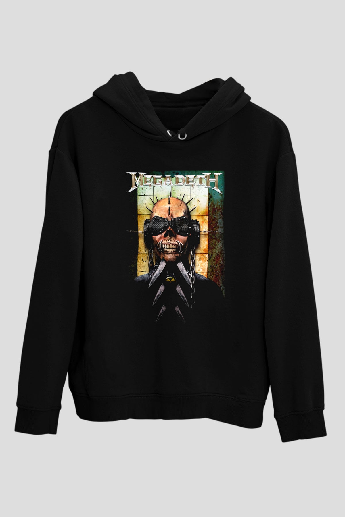 Megadeth Siyah Unisex Hoodie