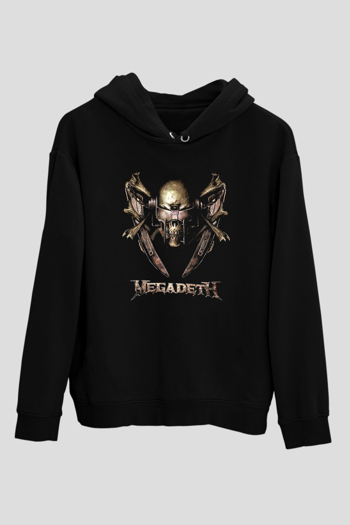 Megadeth Siyah Unisex Hoodie