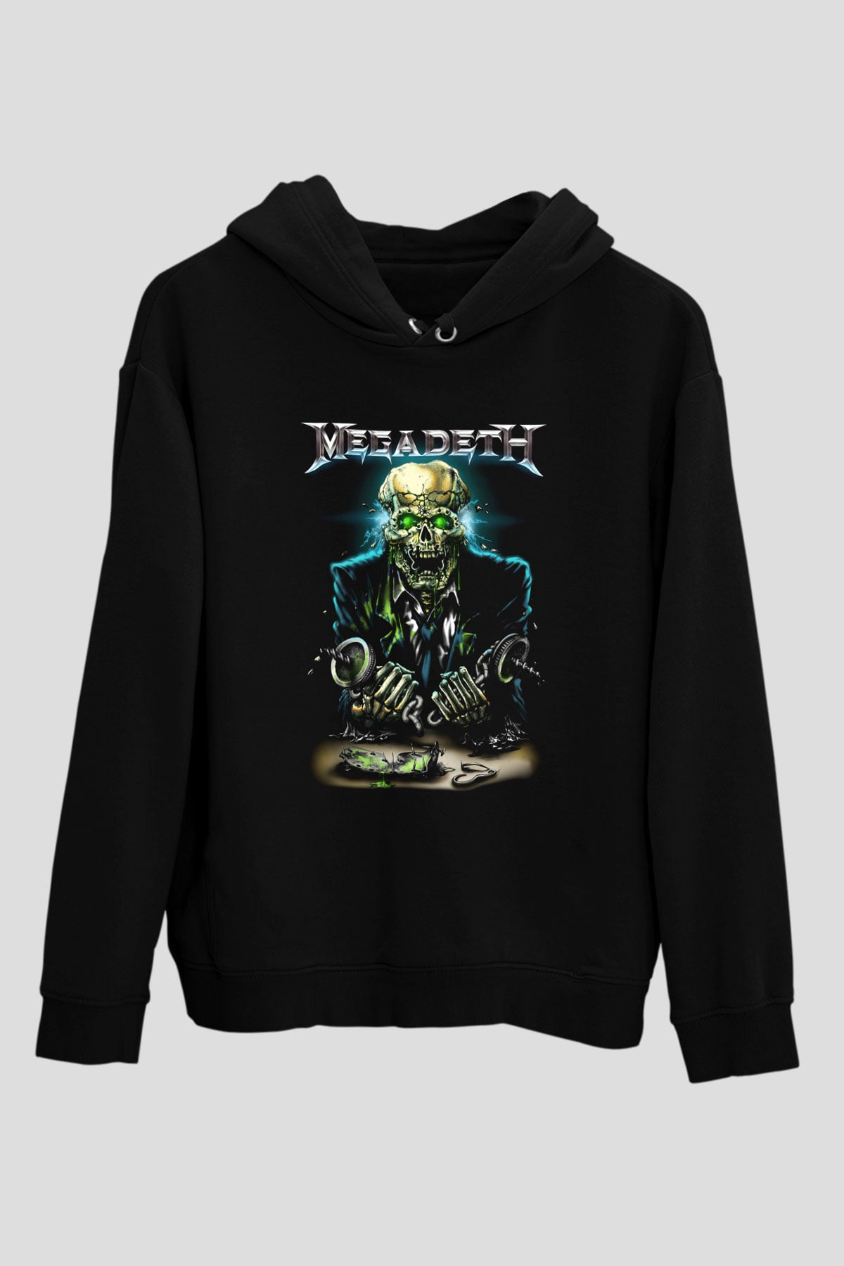 Megadeth Siyah Unisex Hoodie