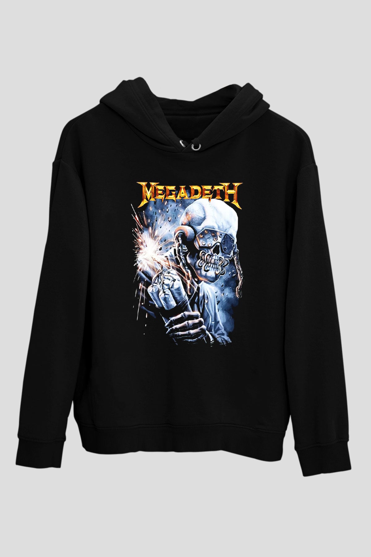 Megadeth Siyah Unisex Hoodie