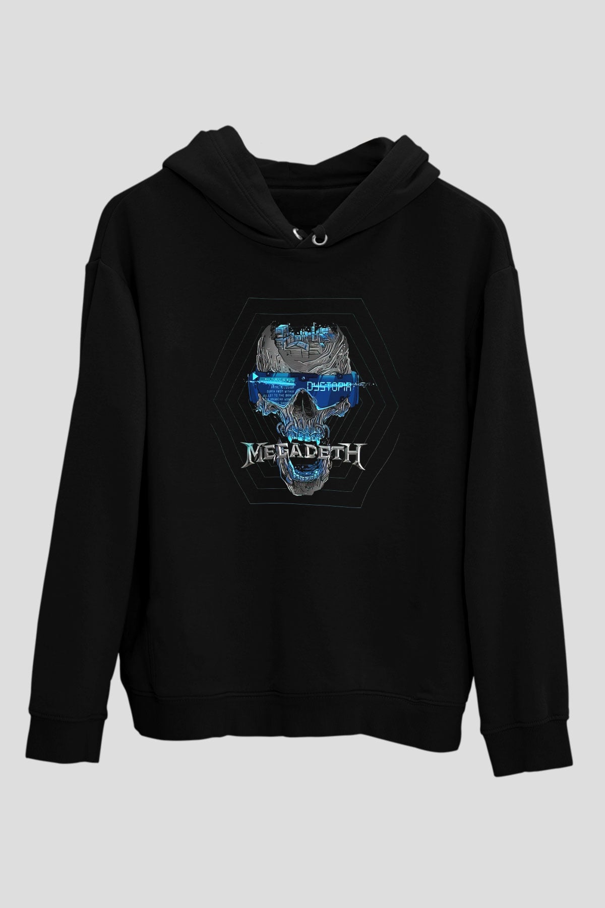 Megadeth Siyah Unisex Hoodie