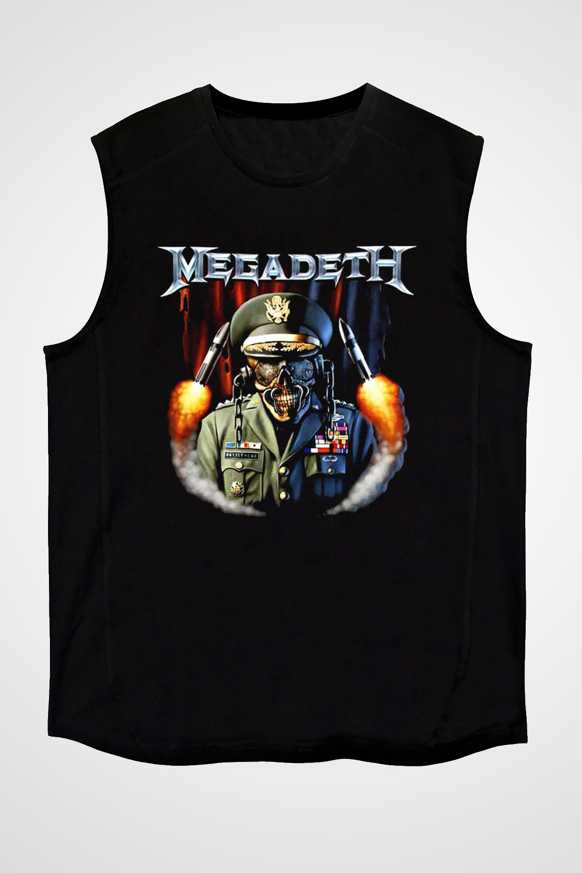 Megadeth Siyah Unisex Kolsuz Tişört