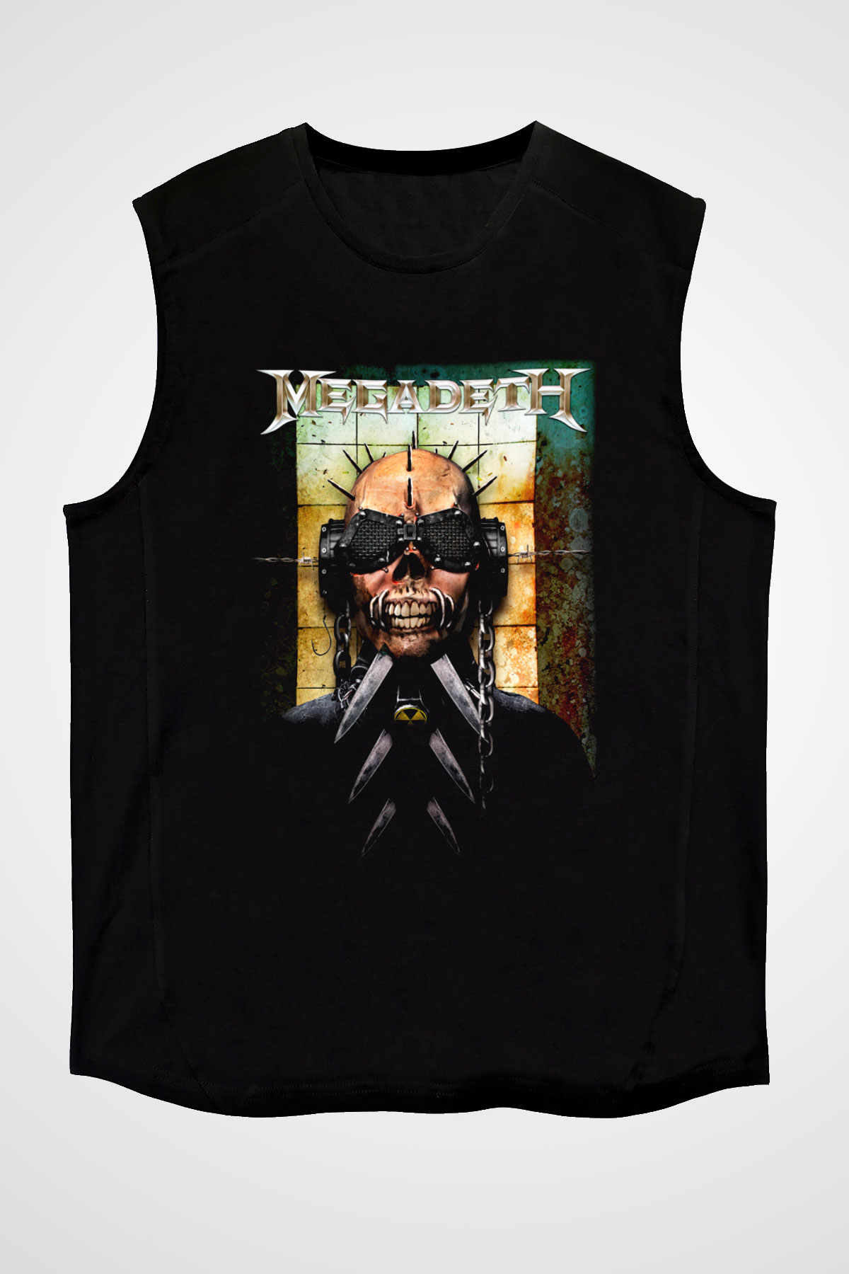 Megadeth Siyah Unisex Kolsuz Tişört