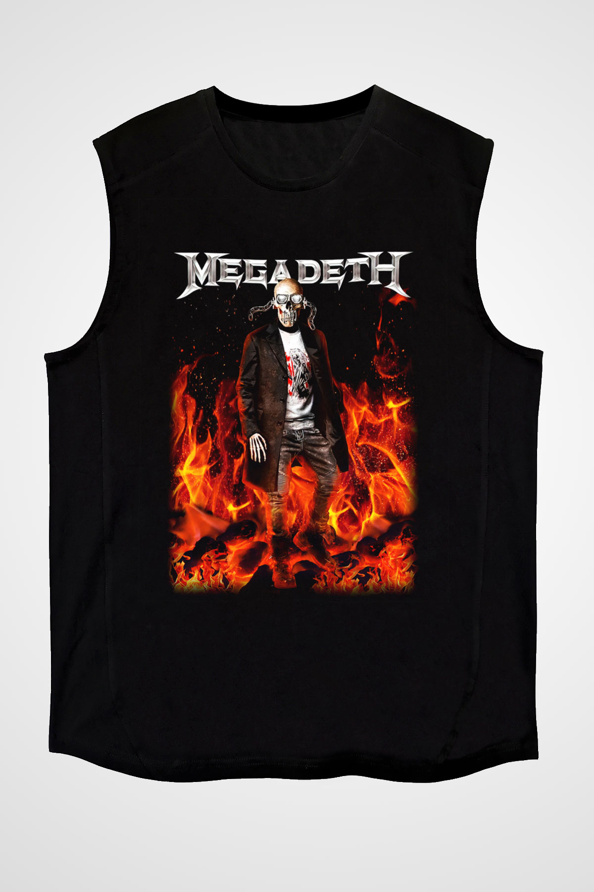 Megadeth Siyah Unisex Kolsuz Tişört