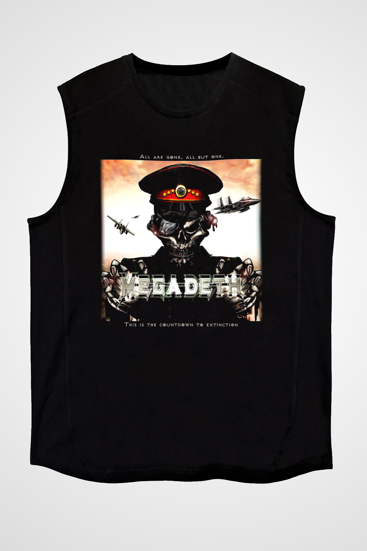 Megadeth Siyah Unisex Kolsuz Tişört
