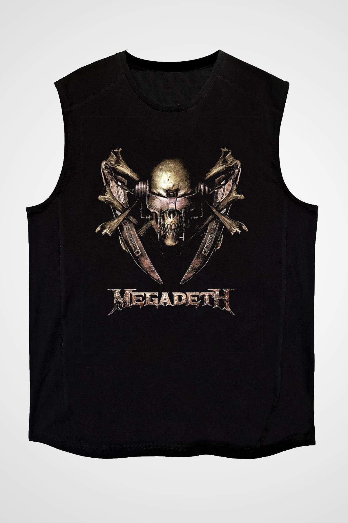 Megadeth Siyah Unisex Kolsuz Tişört