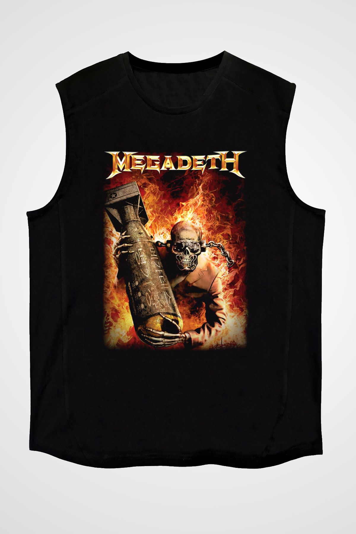 Megadeth Siyah Unisex Kolsuz Tişört