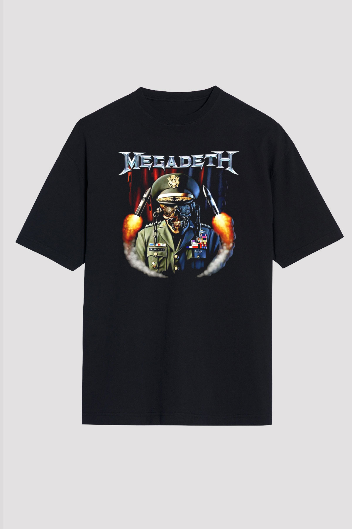 Megadeth Siyah Unisex Oversize Tişört T-Shirt