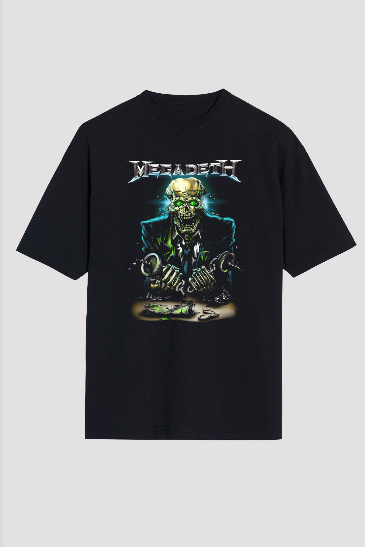Megadeth Siyah Unisex Oversize Tişört T-Shirt
