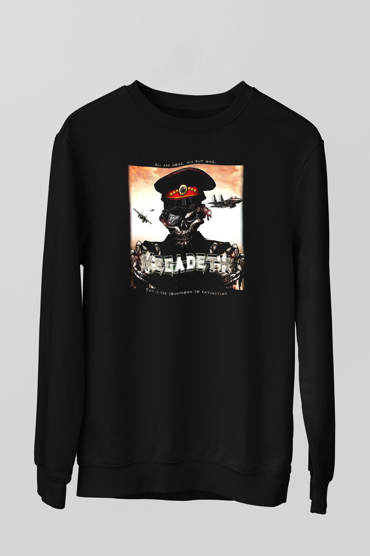 Megadeth Siyah Unisex Sweatshirt
