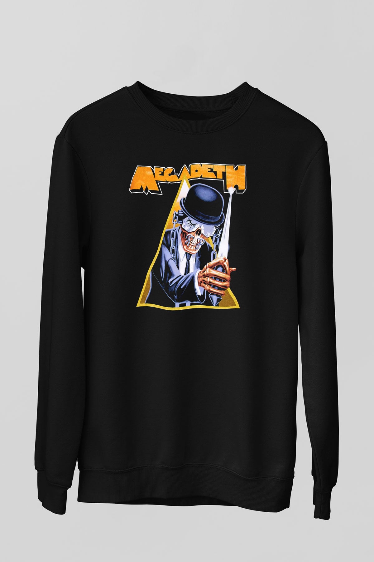 Megadeth Siyah Unisex Sweatshirt