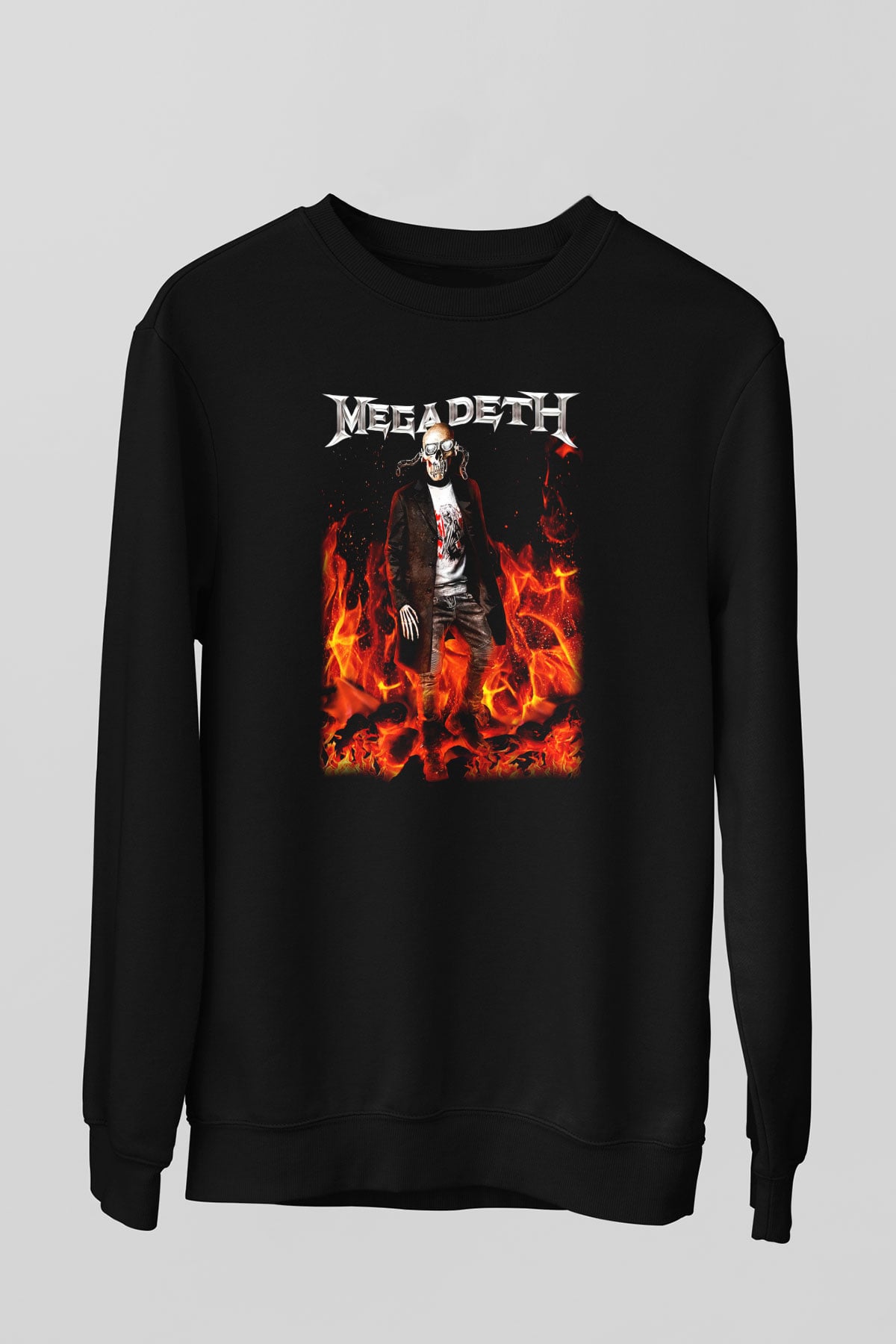 Megadeth Siyah Unisex Sweatshirt