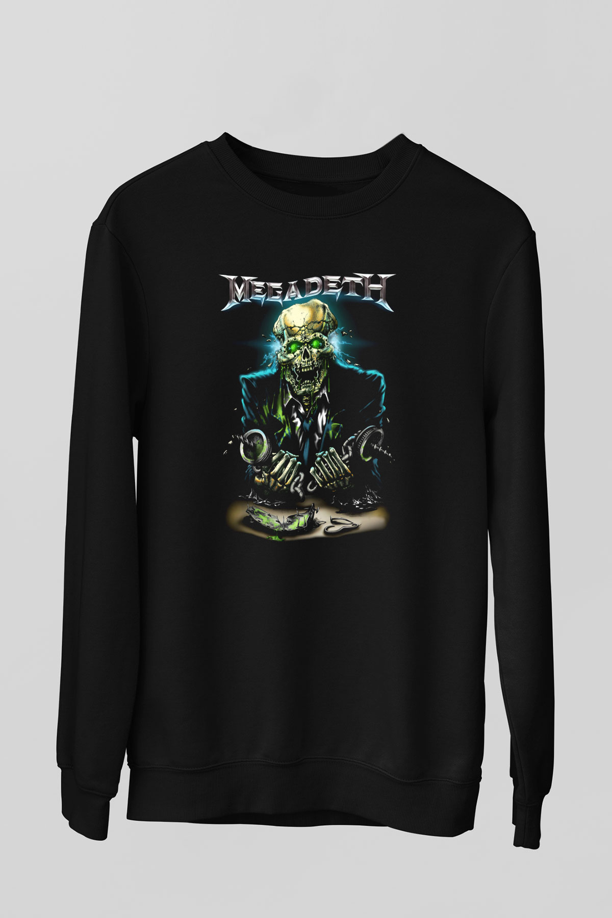 Megadeth Siyah Unisex Sweatshirt