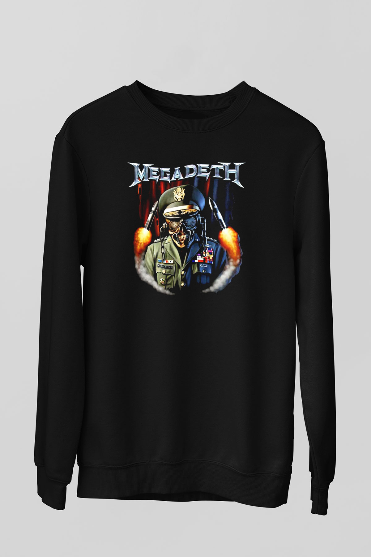 Megadeth Siyah Unisex Sweatshirt